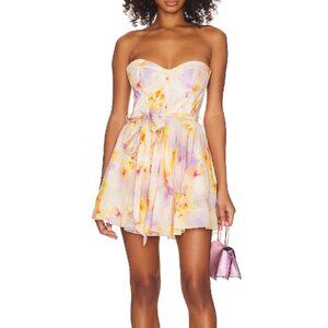 Bardot Malia Mini Dress yellow